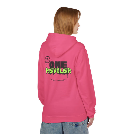 Smile Hoodie by One Revolver Surfboards – Unisex Midweight Softstyle Fleece