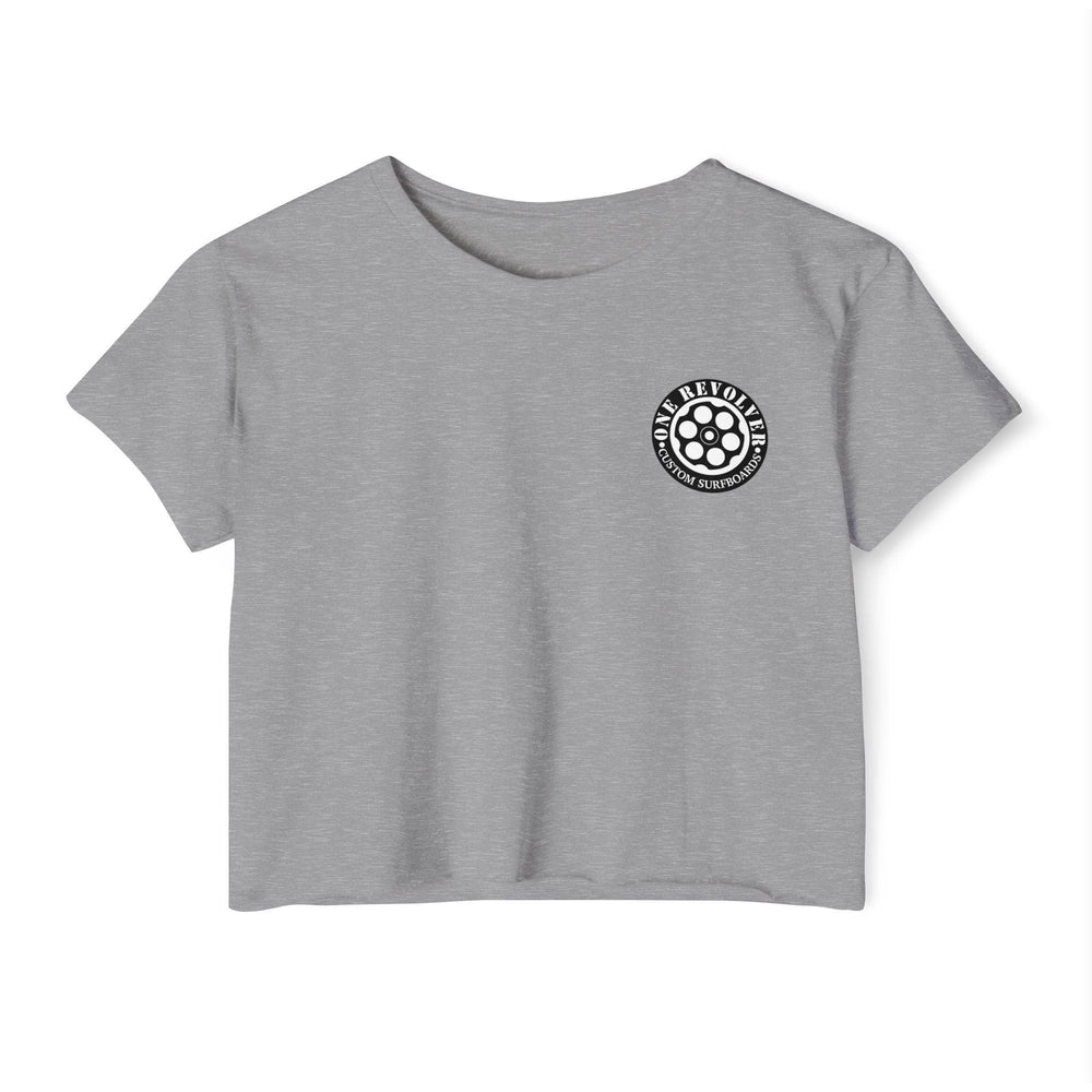 Tropical Dream Crop Tee – Women’s Surf-Inspired Crop Top - One Revolver Surfboards