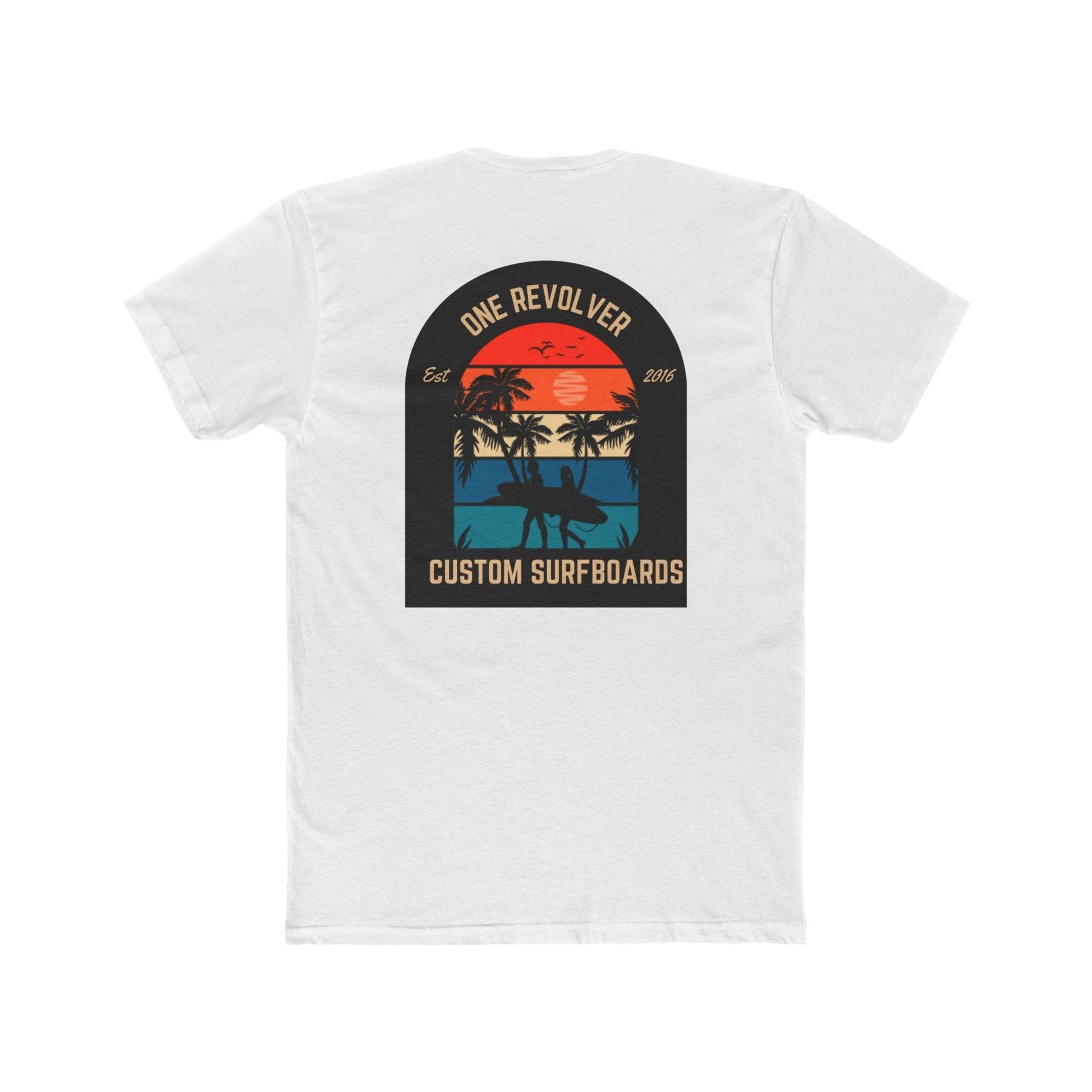 Sunset Palm Tee – One Revolver Custom Surfboards T-Shirt - One Revolver Surfboards