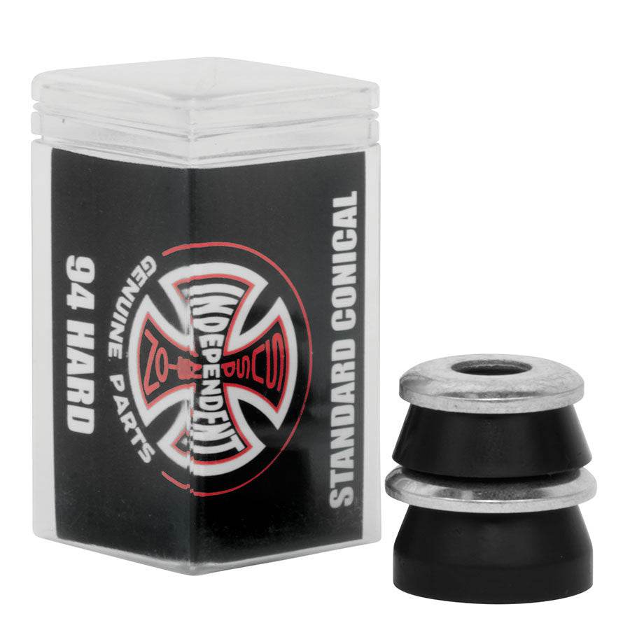 Independent Genuine Parts Standard Conical Cushions Hard 94a Black Skateboard Truck Bushings - One Revolver Surfboards