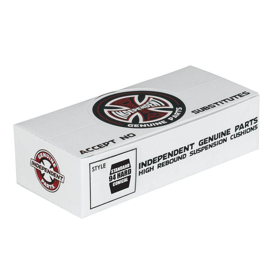 Independent Genuine Parts Standard Conical Cushions Hard 94a Black Skateboard Truck Bushings - One Revolver Surfboards