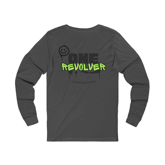 Graffiti Smile Long Sleeve Tee – One Revolver Unisex Street-Surf Shirt - One Revolver Surfboards