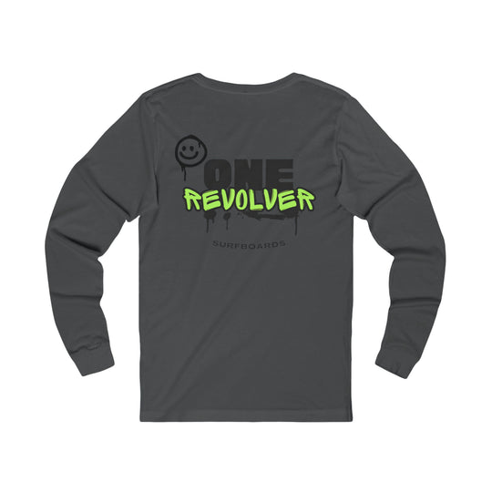 One Revolver Surfboards Graffiti Smile Long Sleeve Tee – Unisex Fit