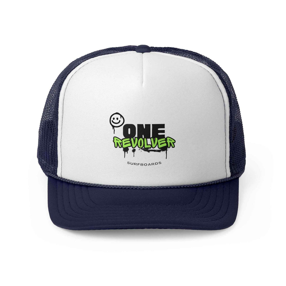 Graffiti Smile Trucker Cap – One Revolver Surf & Street Hat - One Revolver Surfboards