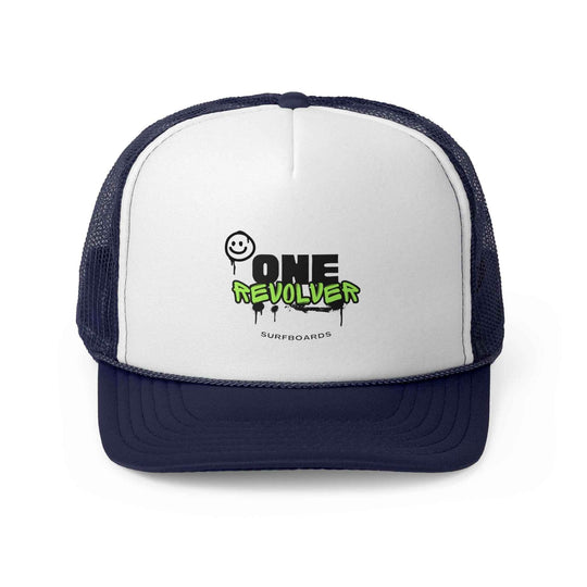 Graffiti Smile Trucker Cap – One Revolver Surf & Street Hat - One Revolver Surfboards
