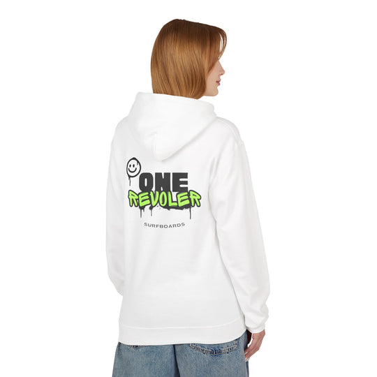 Smile Hoodie by One Revolver Surfboards – Unisex Midweight Softstyle Fleece