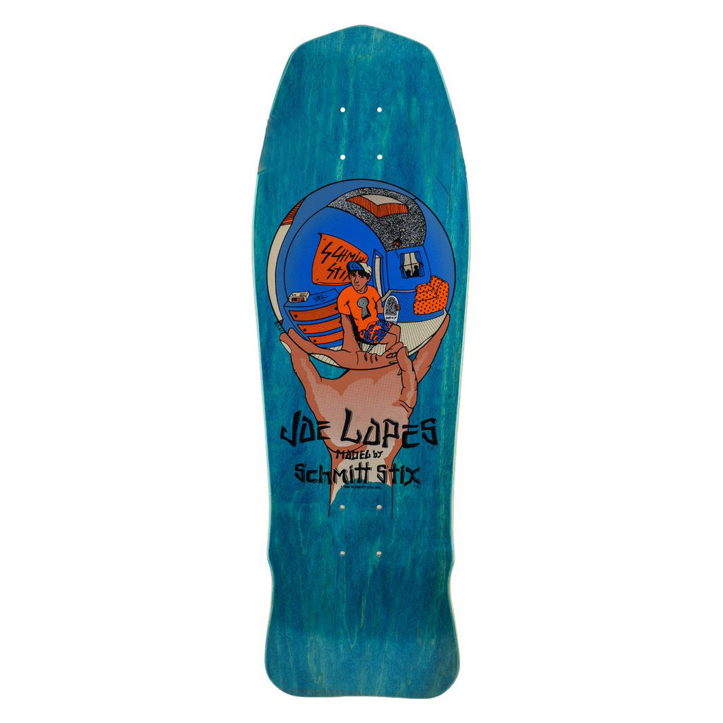 Schmitt Stix Joe Lopes Crystal Ball 10" Modern Concave Skateboard Deck - One Revolver Surfboards