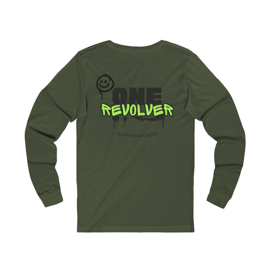 One Revolver Surfboards Graffiti Smile Long Sleeve Tee – Unisex Fit