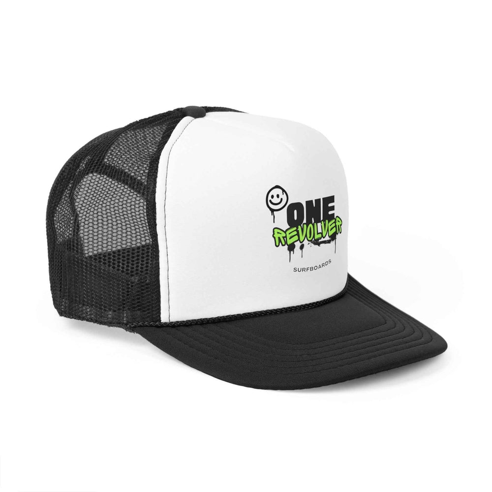 Graffiti Smile Trucker Cap – One Revolver Surf & Street Hat - One Revolver Surfboards