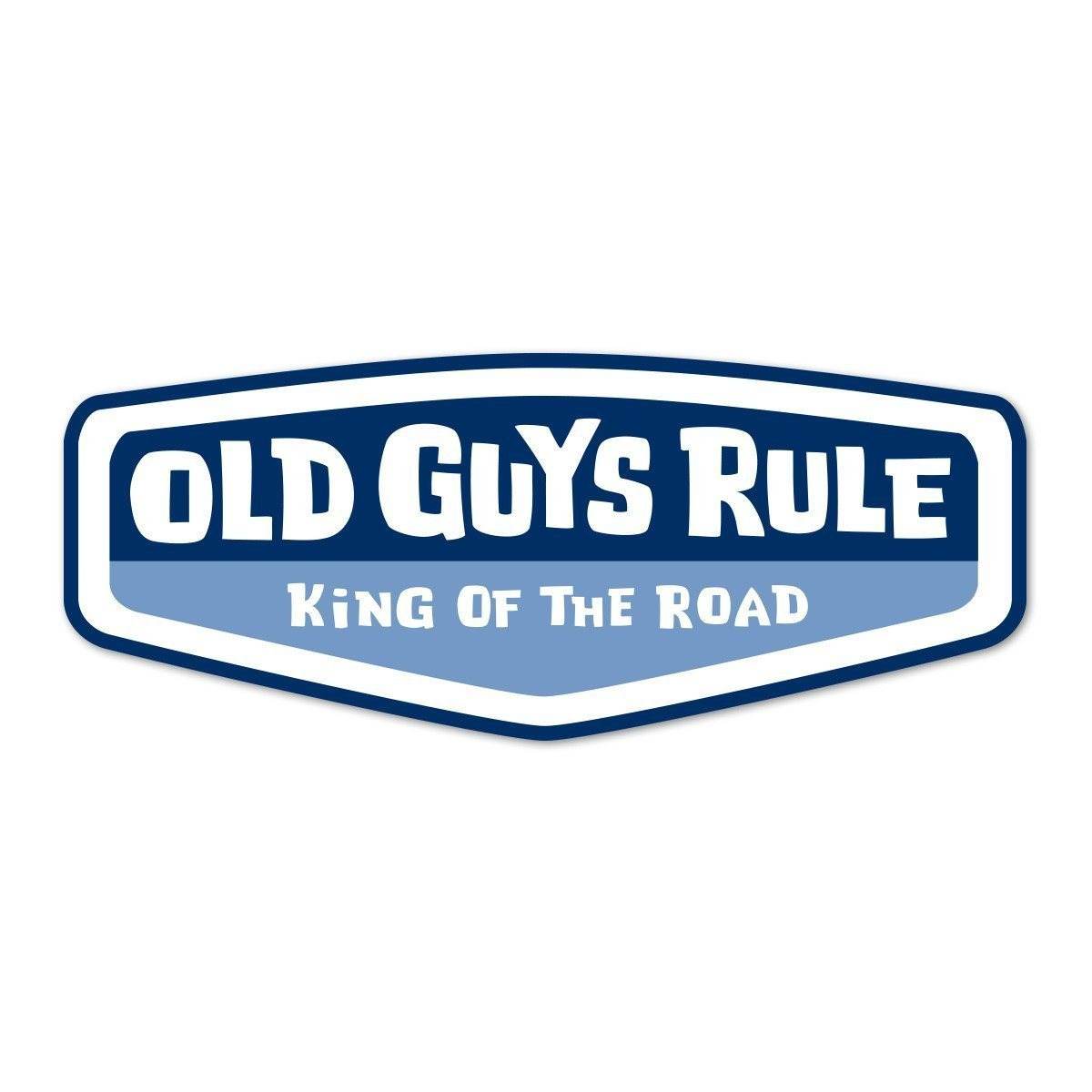King Of The Road Decal (Blue) - One Revolver Surfboards