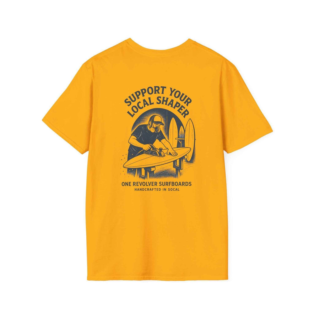 Support Your Local Shaper Tee – One Revolver Surf T-Shirt - One Revolver Surfboards