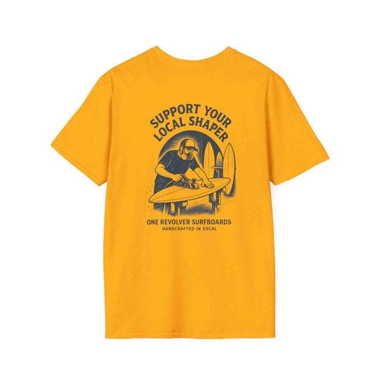 Support Your Local Shaper Tee – One Revolver Surf T-Shirt - One Revolver Surfboards
