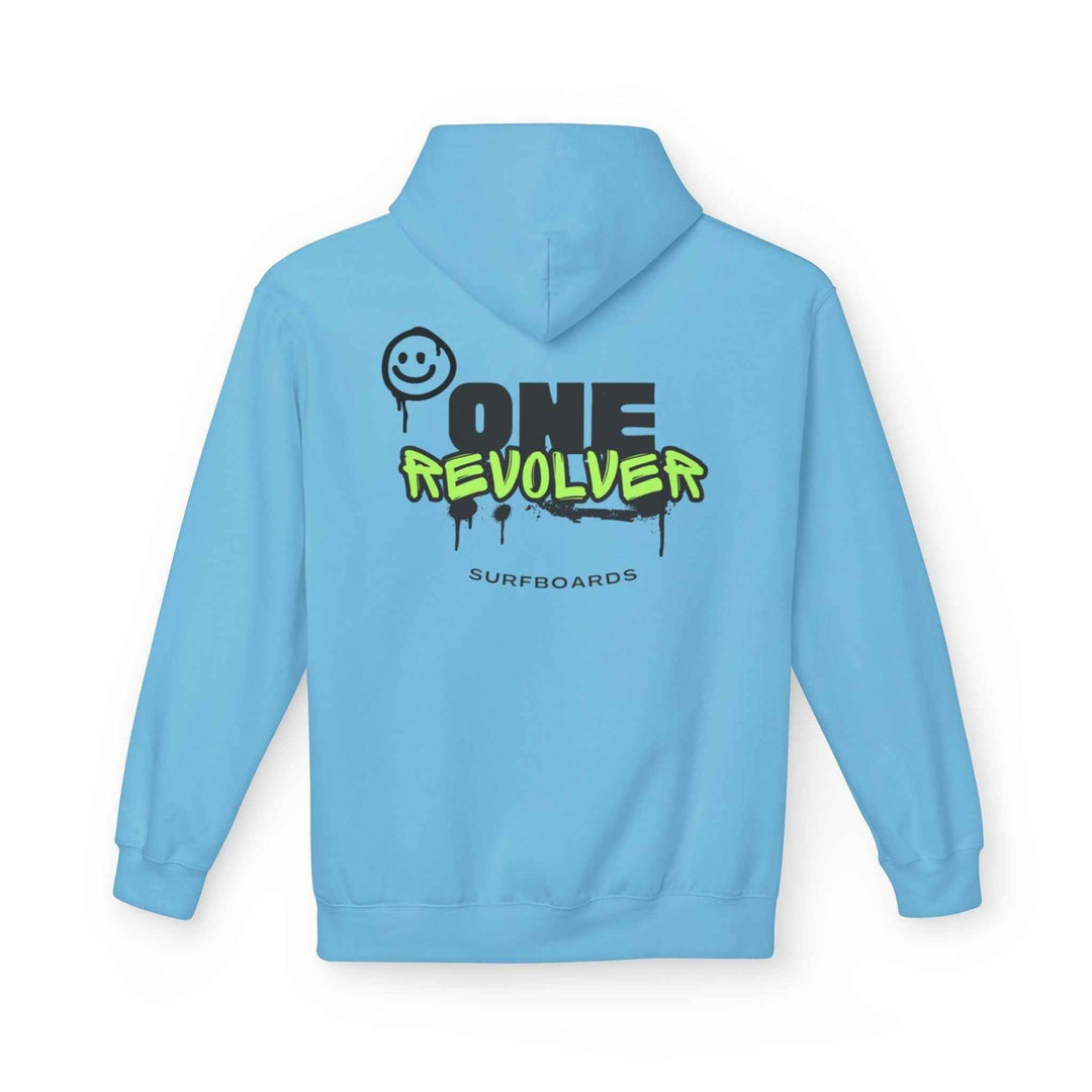 Smile Hoodie by One Revolver Surfboards – Unisex Midweight Fleece for Surf & Street - One Revolver Surfboards