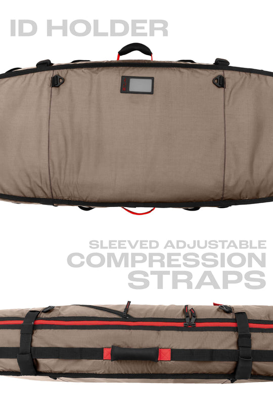 John John Florence 3/2 Board Travel Bag - Coyote - One Revolver Surfboards