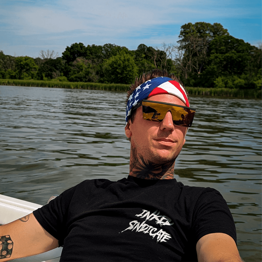 Tidal Wave - Matte Black - 24K Gold Lens Polarized - One Revolver Surfboards