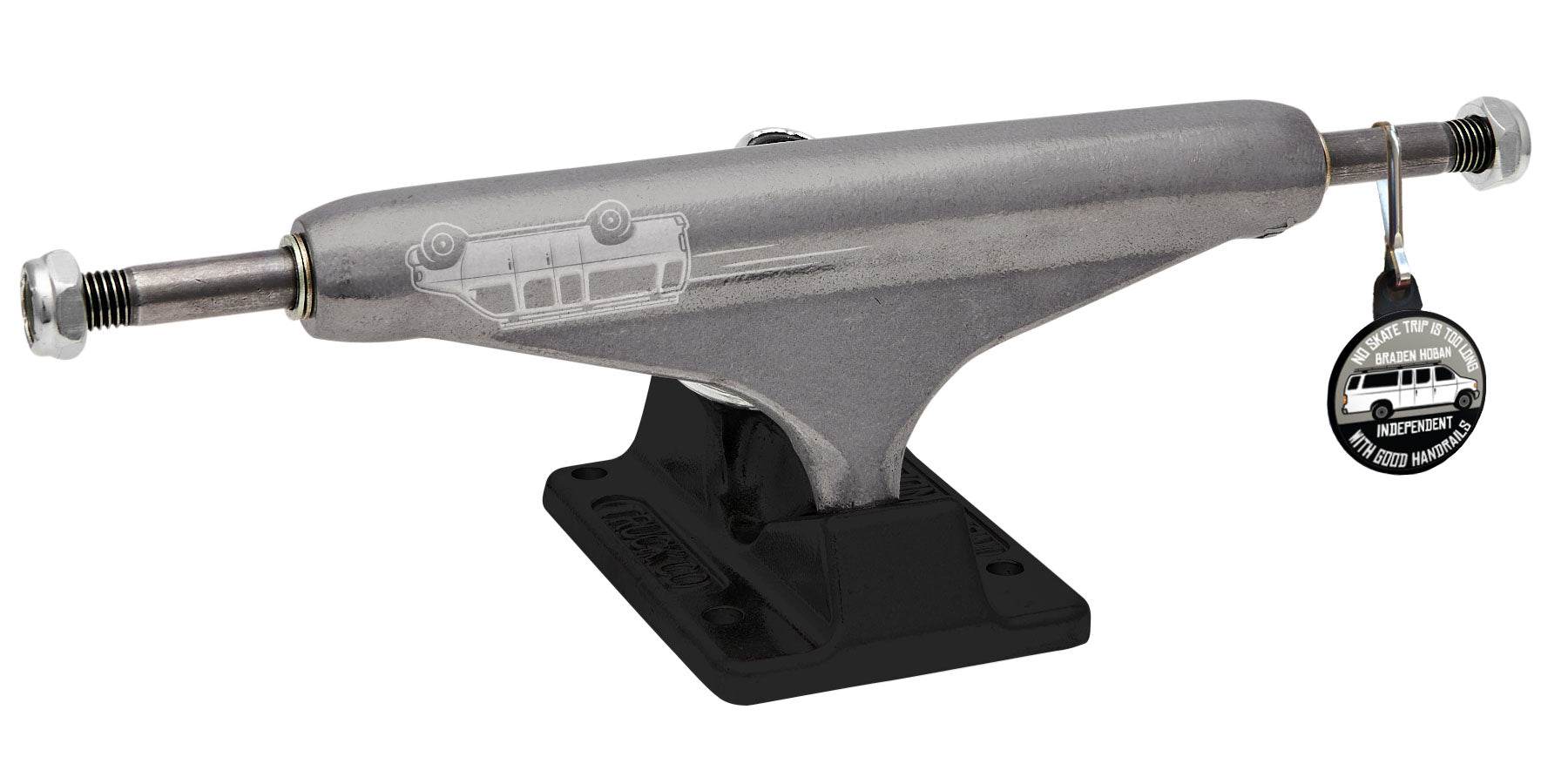 Independent Stage 11 Hollow Braden Hoban Pro Transparent Black Skateboard Trucks - One Revolver Surfboards