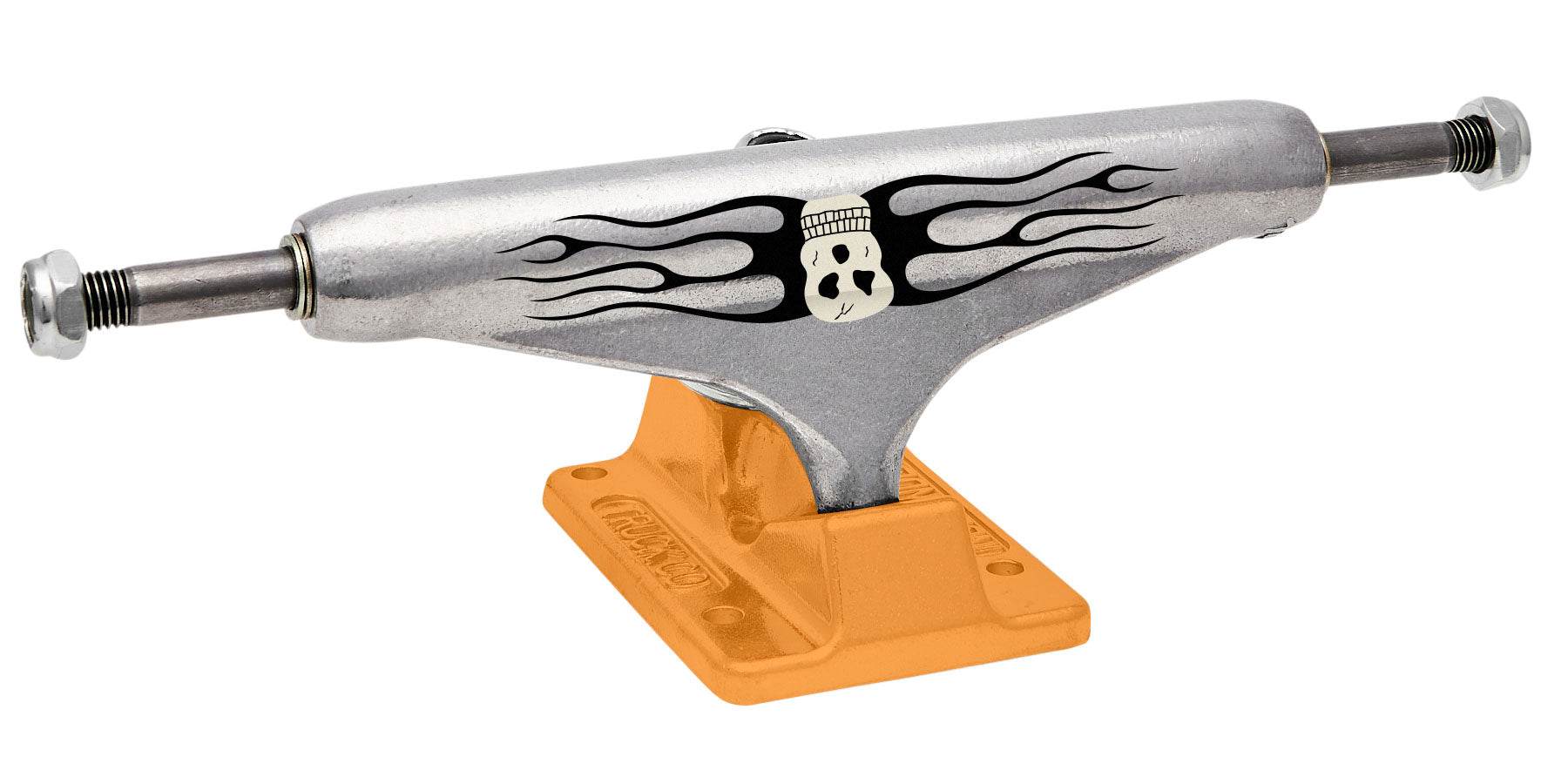 Independent Stage 11 Elijah Berle Skull Silver Orange Standard Skateboard Trucks - One Revolver Surfboards