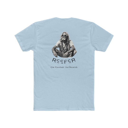 Reefer Unisex Surf T-Shirt – Laid-Back Cotton Crew with Chill Vibes - One Revolver Surfboards