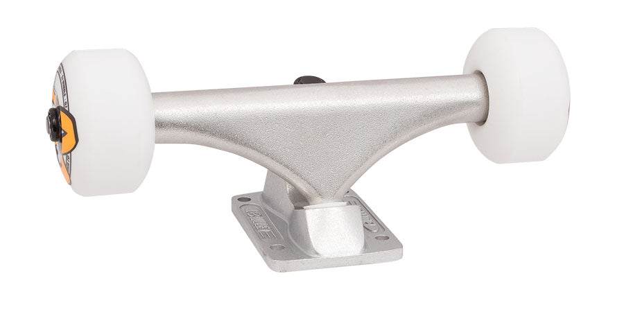 Bullet Raw Trucks + Bearings + OJ Concentrate 53mm 101a White Wheels (Set of 2) Board Assembly - One Revolver Surfboards