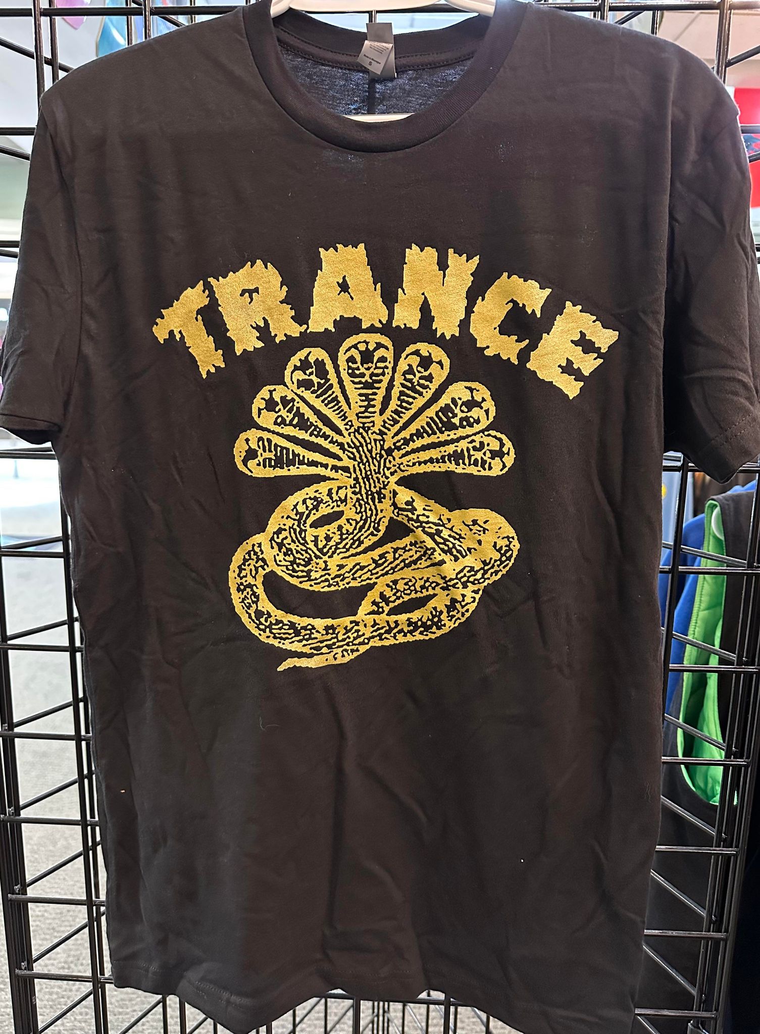 Trance Syndicate Records "Logo" Gold Ink T-Shirt - One Revolver Surfboards