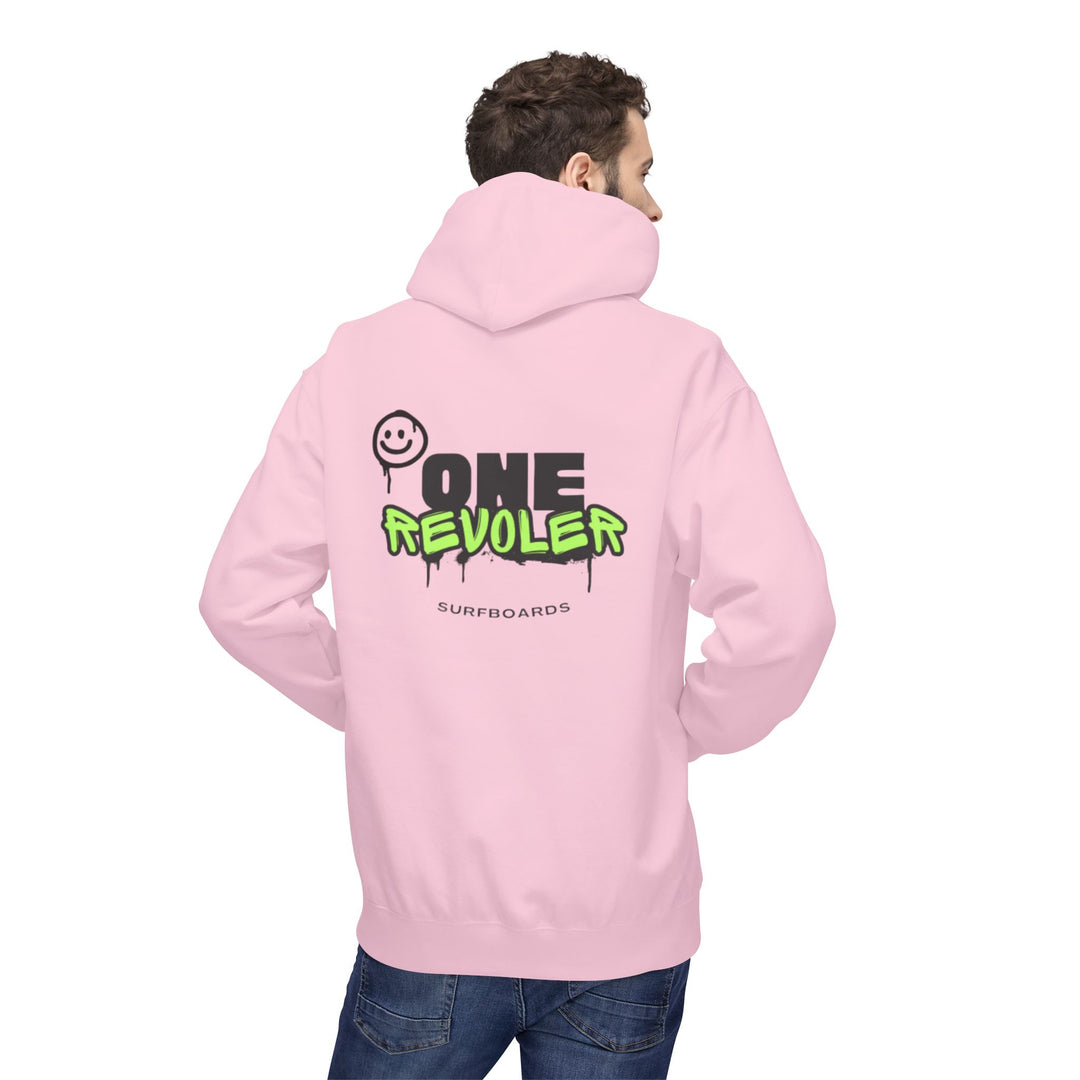 Smile Hoodie by One Revolver Surfboards – Unisex Midweight Softstyle Fleece