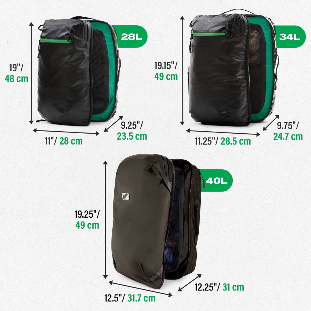 The Island Hopper Travel Backpack 28L - One Revolver Surfboards