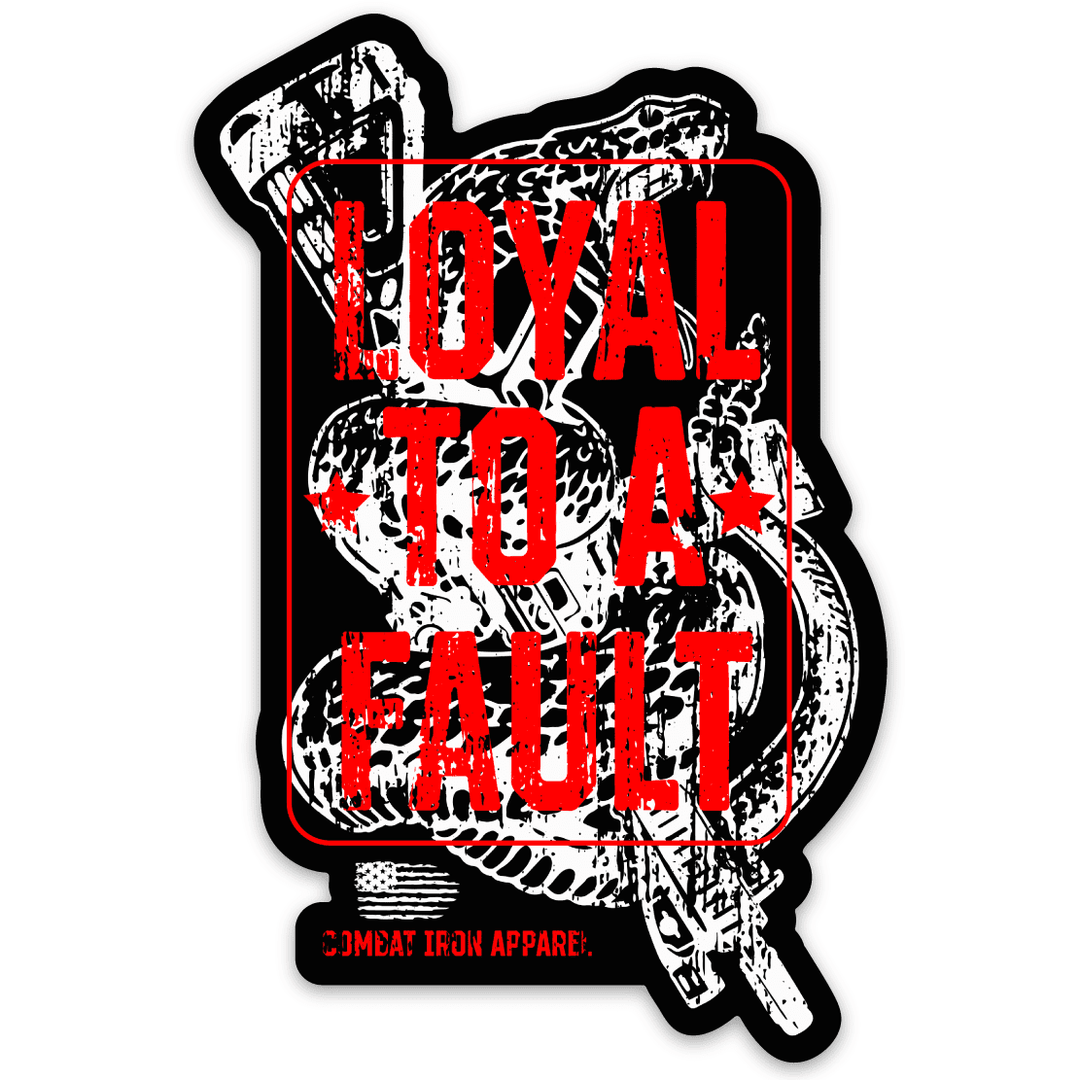LOYAL TO A FAULT DECAL - One Revolver Surfboards