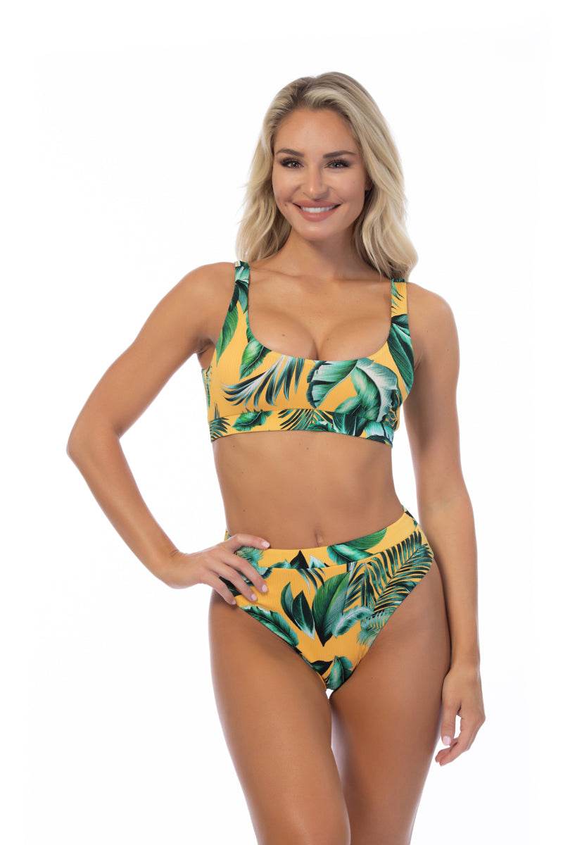 RIBBED ELASTIC BAND BIKINI SET - One Revolver Surfboards