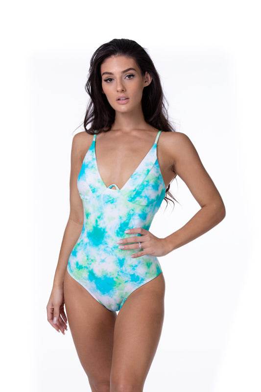 TIE DYE ONE PIECE SWIMSUIT - One Revolver Surfboards