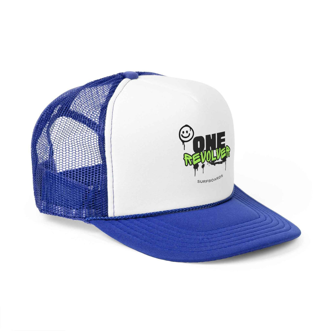 Graffiti Smile Trucker Cap – One Revolver Surf & Street Hat - One Revolver Surfboards