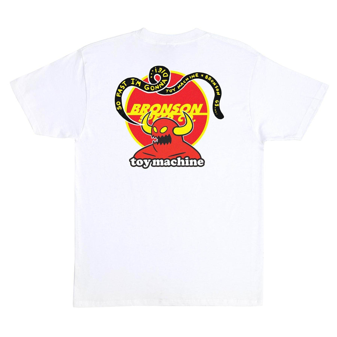 BRONSON X TOY MACHINE HEAVYWEIGHT T-SHIRT - One Revolver Surfboards