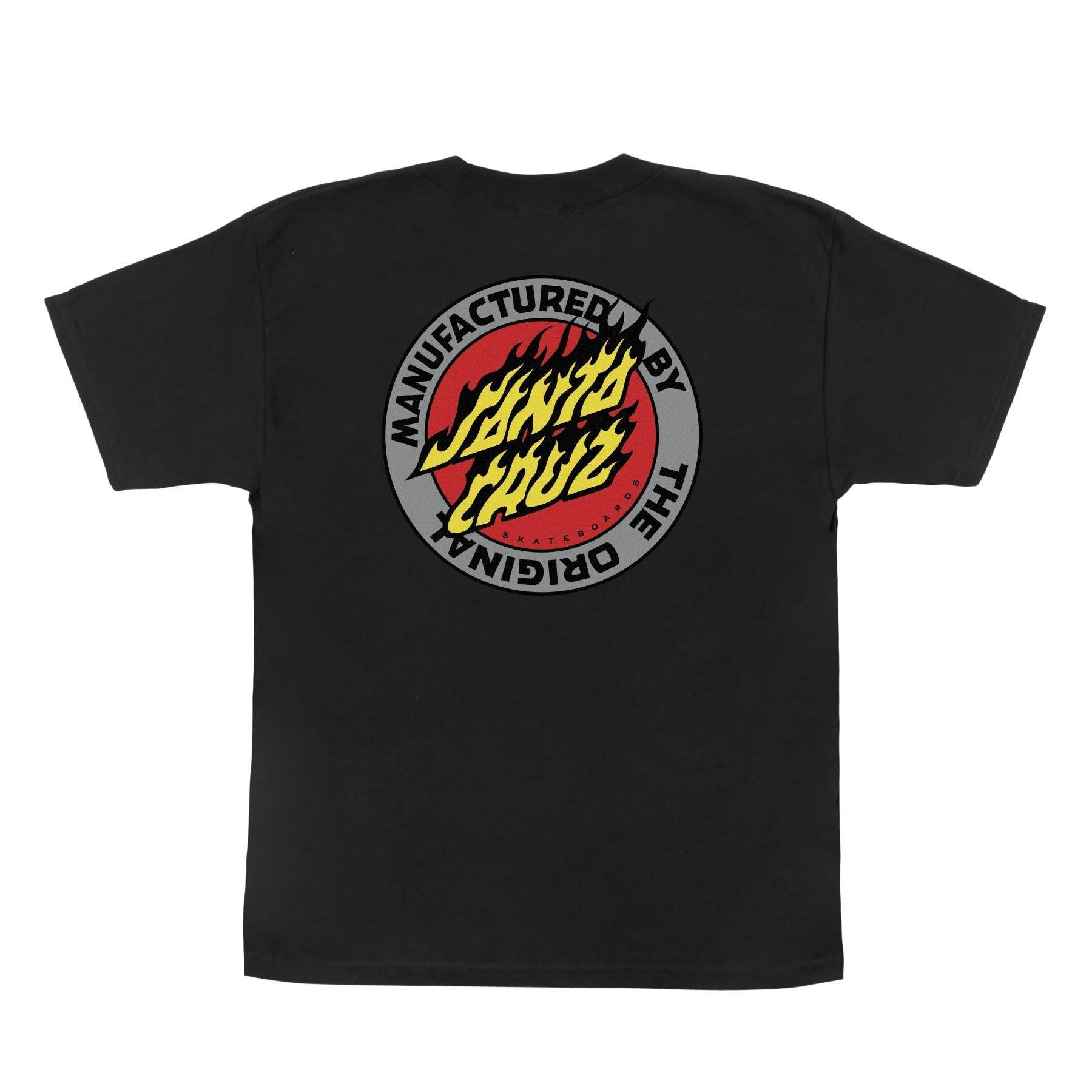 Santa Cruz Flamed MFG Dot Youth T-Shirt - One Revolver Surfboards
