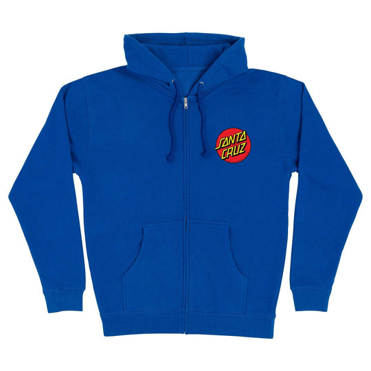 Santa Cruz Classic Dot Zip Up Heavyweight Hooded Sweatshirt - One Revolver Surfboards