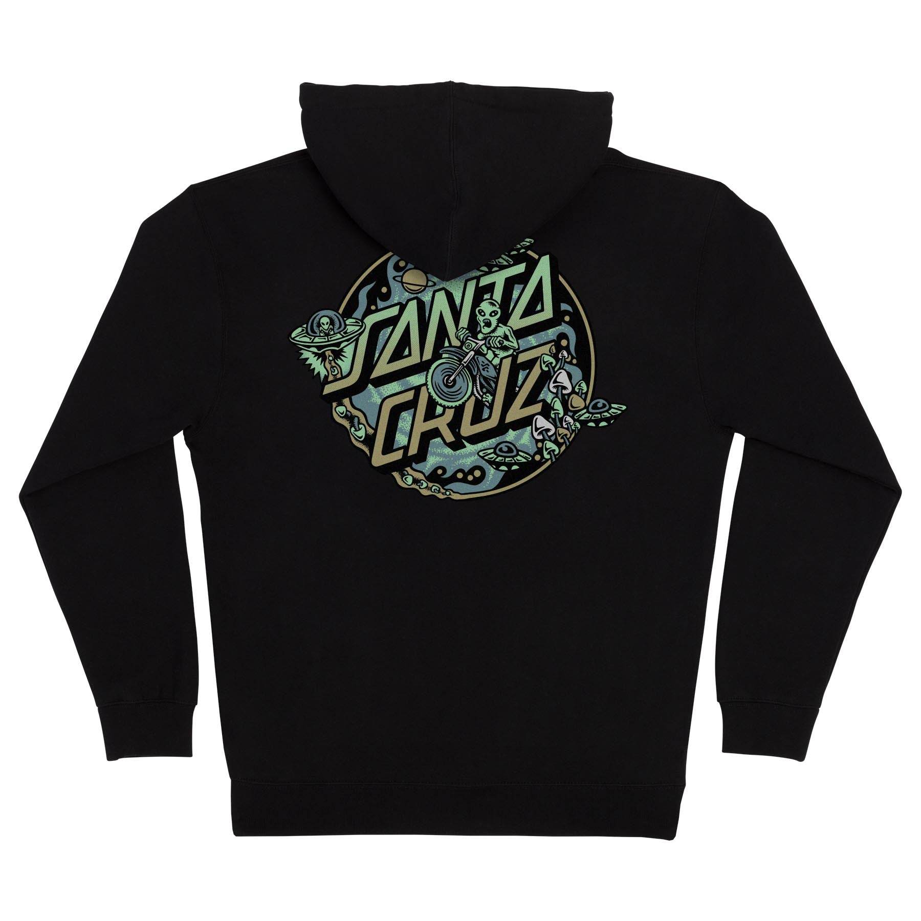 Santa Cruz Winkowski Dope Planet 2 Dot Zip-Up Hooded Sweatshirt - One Revolver Surfboards