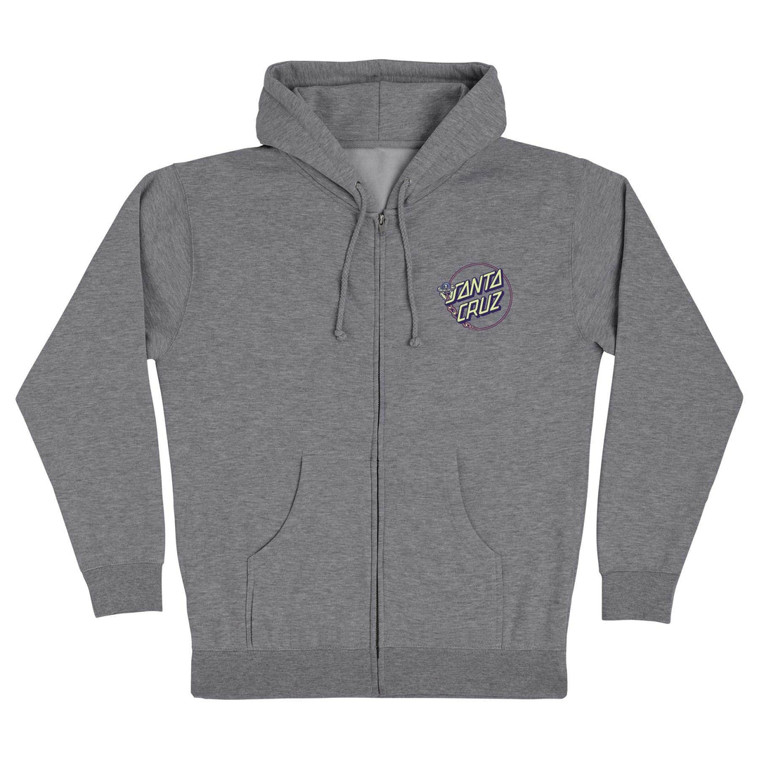 Santa Cruz Winkowski Dope Planet 2 Dot Zip-Up Hooded Sweatshirt - One Revolver Surfboards