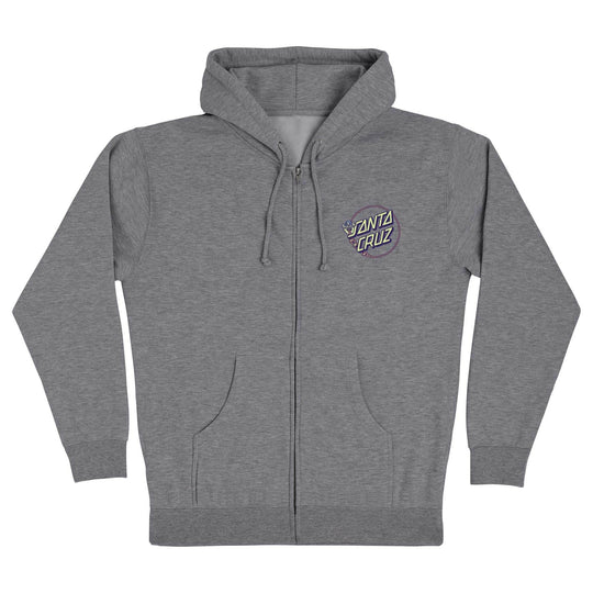 Santa Cruz Winkowski Dope Planet 2 Dot Zip-Up Hooded Sweatshirt - One Revolver Surfboards
