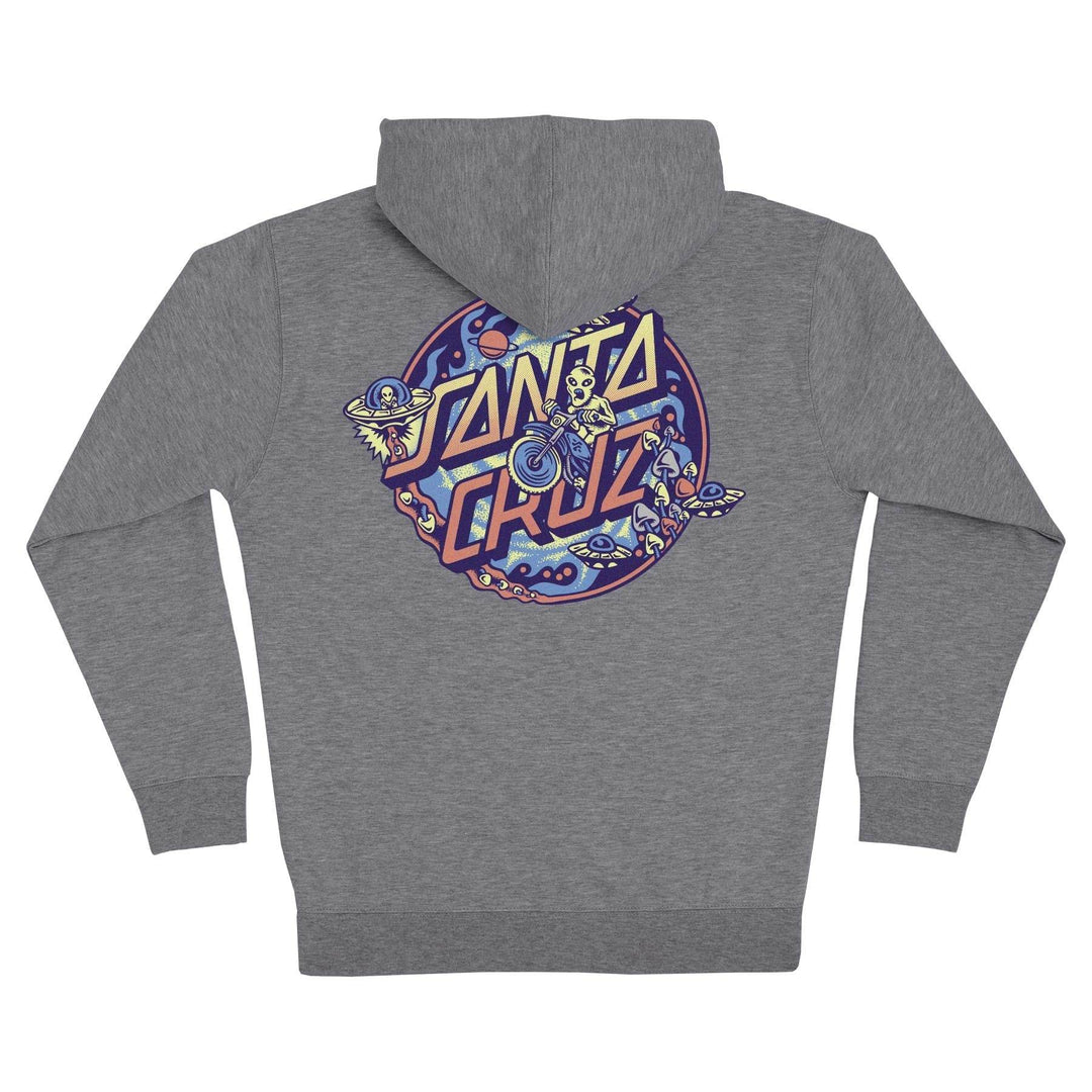 Santa Cruz Winkowski Dope Planet 2 Dot Zip-Up Hooded Sweatshirt - One Revolver Surfboards