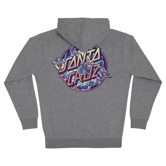 Santa Cruz Winkowski Dope Planet 2 Dot Zip-Up Hooded Sweatshirt - One Revolver Surfboards