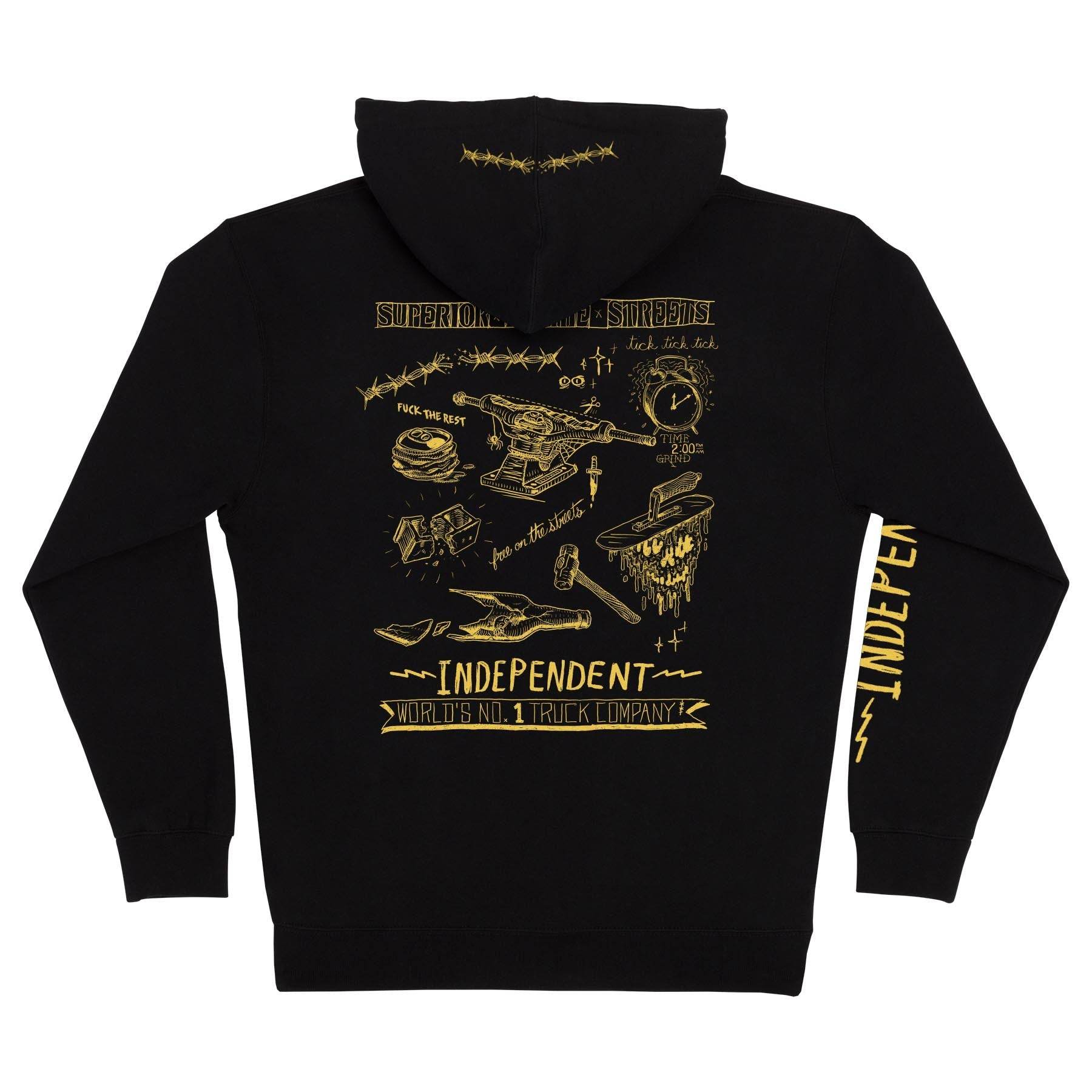 Independent Bratrud Notebook Zip-Up Hooded Sweatshirt - One Revolver Surfboards