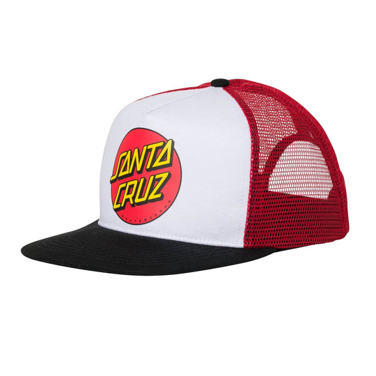 Santa Cruz Classic Dot Mesh Trucker High Profile Mens Hat - One Revolver Surfboards