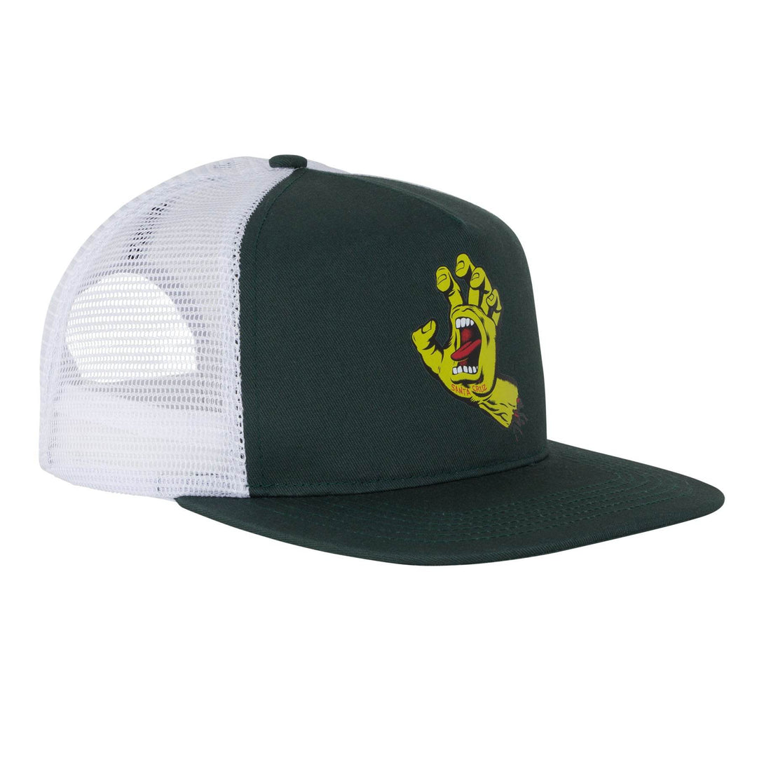 Santa Cruz Screaming Hand Front Mesh Trucker High Profile Hat - One Revolver Surfboards