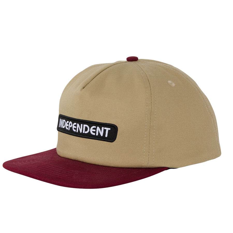 Independent B/C Groundwork Snapback Mid Profile Hat - One Revolver Surfboards