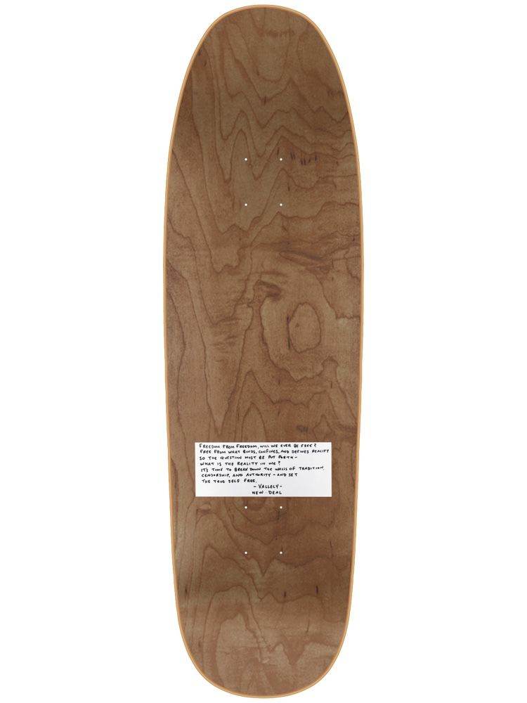 New Deal Mike Vallely Alien Brown [Autographed] Skateboard Deck - One Revolver Surfboards