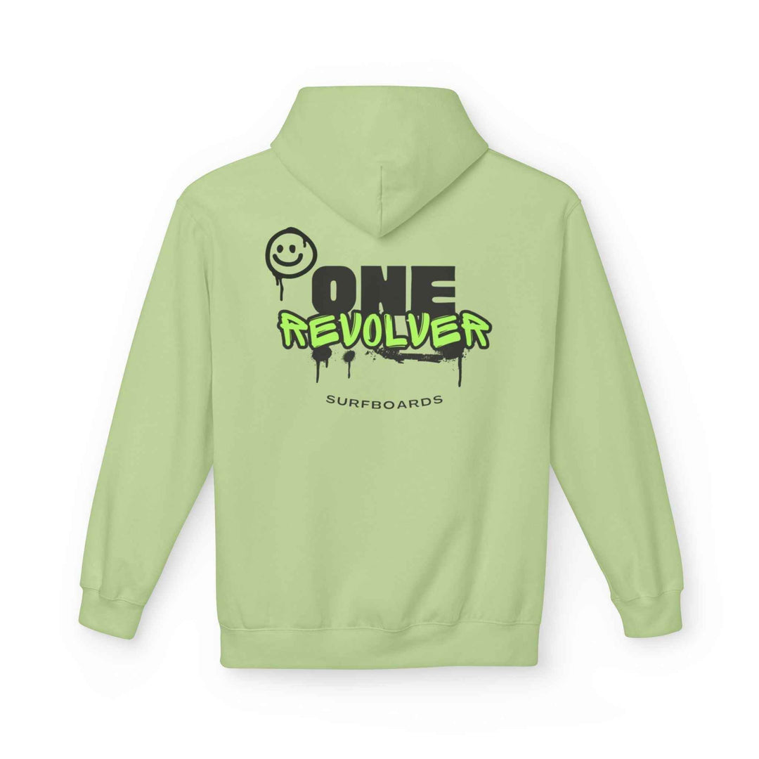 Smile Hoodie by One Revolver Surfboards – Unisex Midweight Fleece for Surf & Street - One Revolver Surfboards