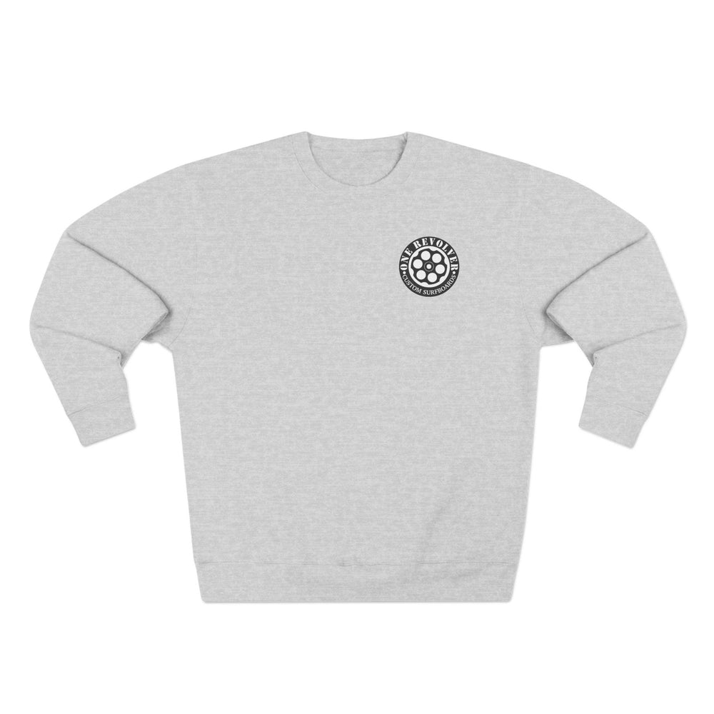 One Revolver Logo Crewneck Sweatshirt – Unisex Midweight Fleece - One Revolver Surfboards