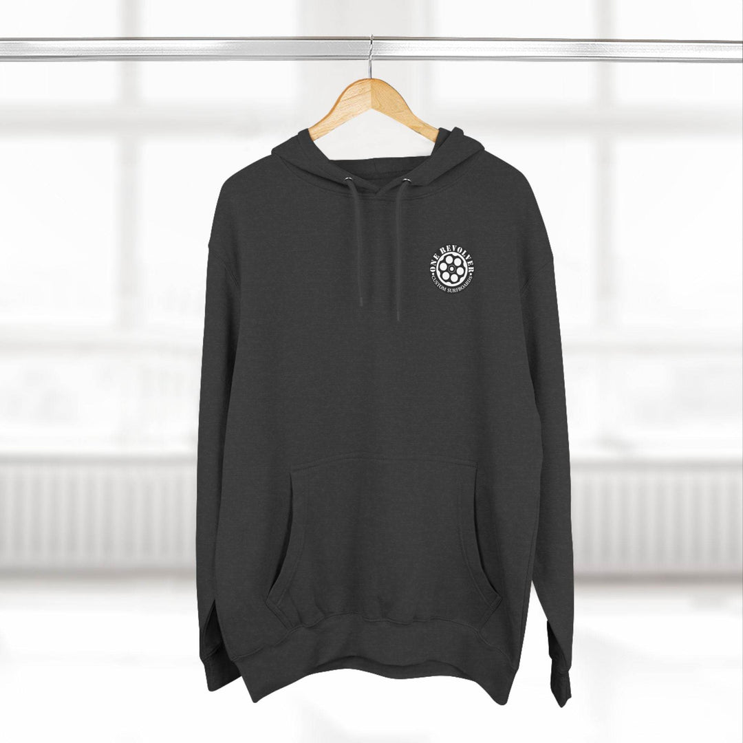 80's Surf Style Hoodie – One Revolver Fleece Pullover - One Revolver Surfboards