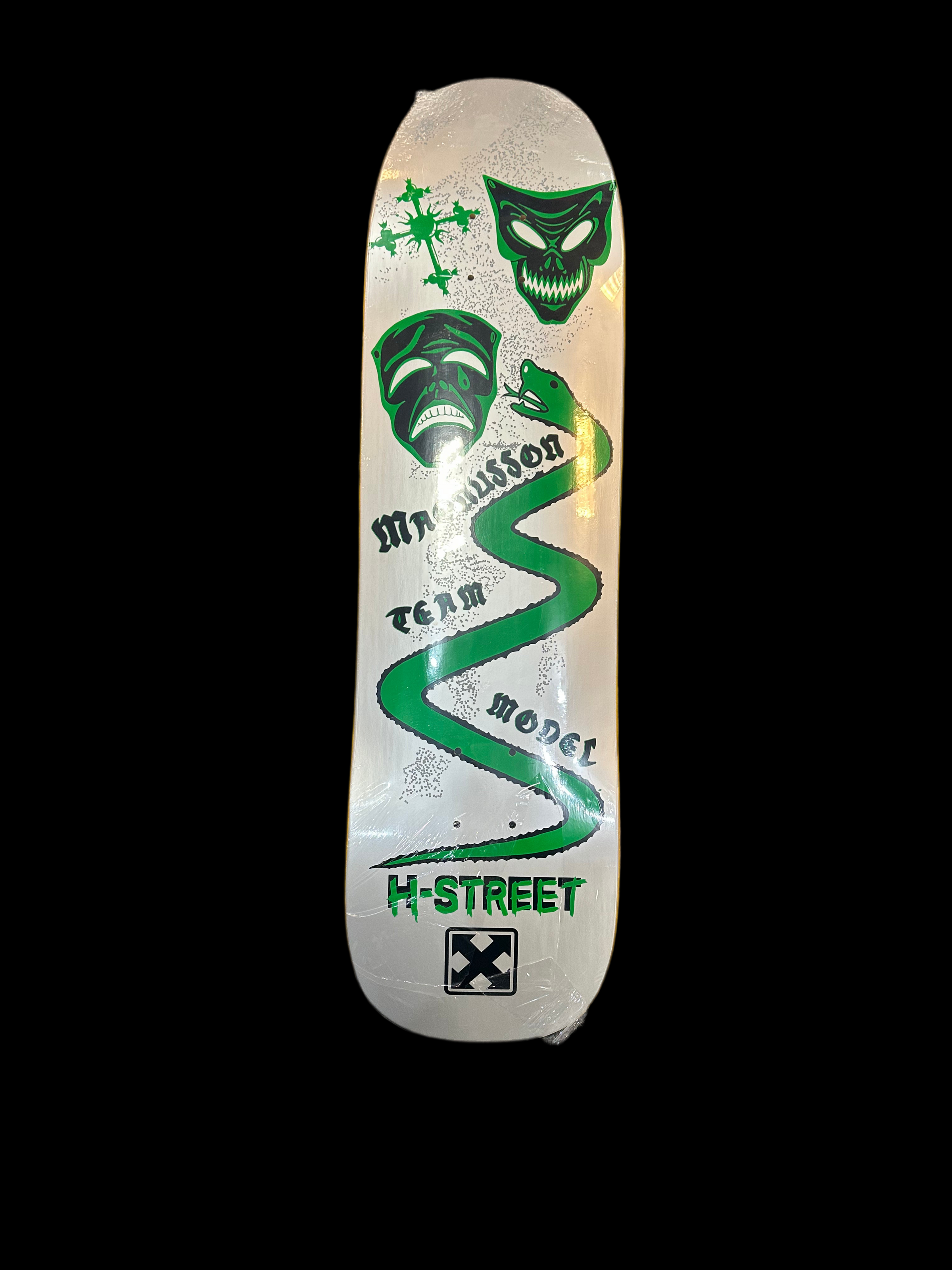 H-STREET MAGNUSSON "MASKS & SERPENT" SKATEBOARD DECK - One Revolver Surfboards