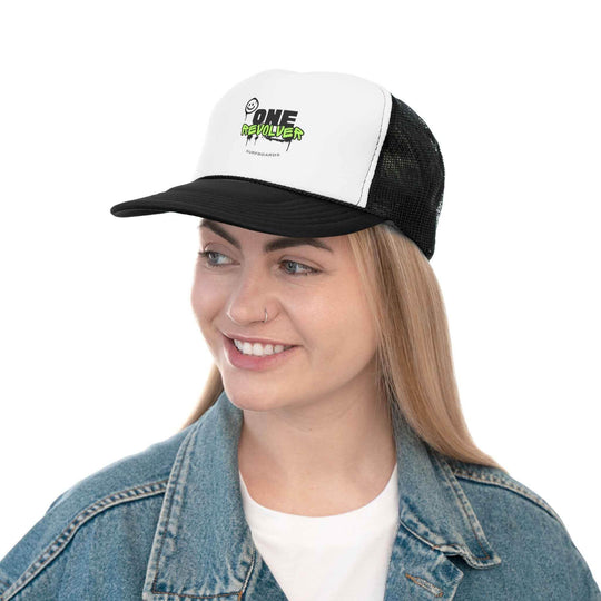 Graffiti Smile Trucker Cap – One Revolver Surf & Street Hat - One Revolver Surfboards