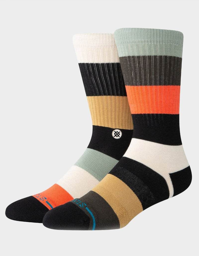 Stance Combed Cotton Medium Cushion Crew Socks - Indifferent - Multi - One Revolver Surfboards