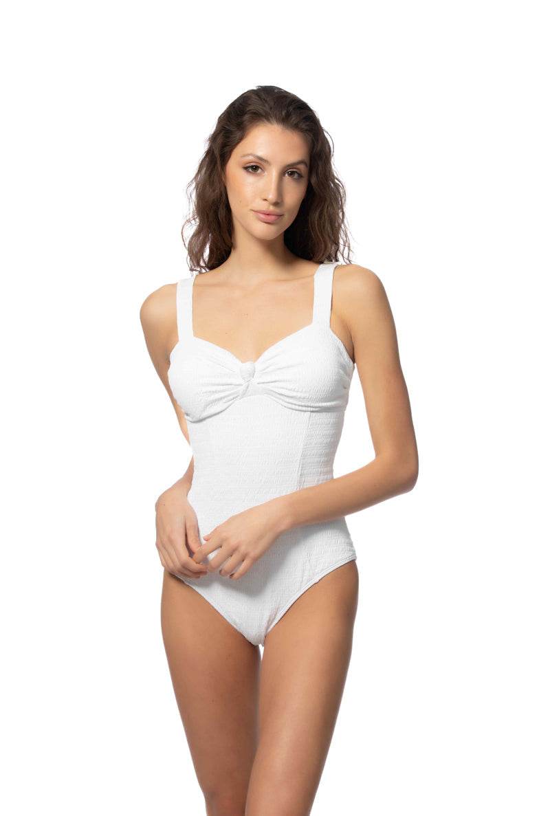 TEXTURED SOLID ONE PIECE SWIMSUIT - One Revolver Surfboards